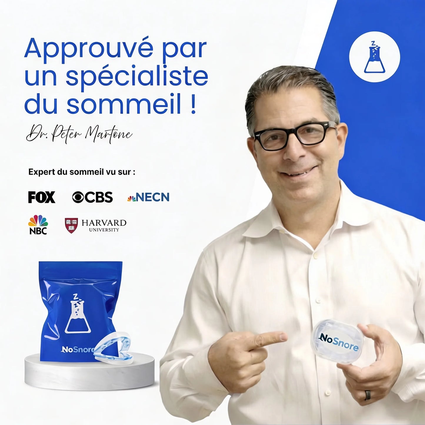 NoSnore — Gouttière anti-ronflement