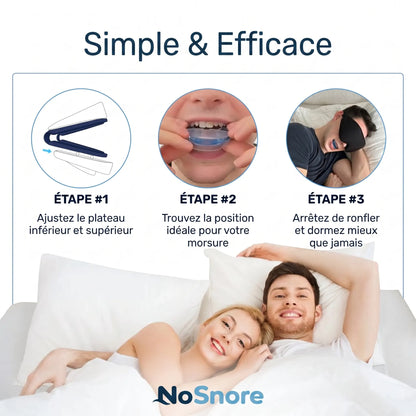 NoSnore — Gouttière anti-ronflement
